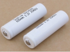 Soshine LiFePO4 IFR14500 600mAh 3.2V Rechargeable battery (2-Pack)